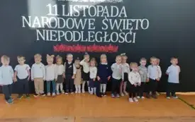 PSP Chybice- Obchody Święta Niepodległości u przedszkolak&oacute;w 9