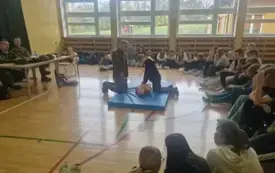 PSP Chybice- Edukacja z wojskiem 7