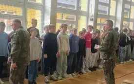 PSP Chybice- Edukacja z wojskiem 21