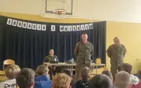 PSP Chybice- Edukacja z wojskiem 22