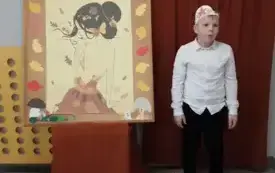 Jesienne recytacje - PSP Łomno 13
