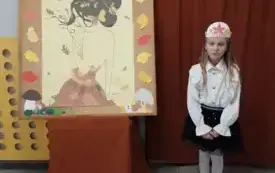 Jesienne recytacje - PSP Łomno 14