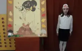 Jesienne recytacje - PSP Łomno 15