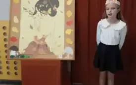 Jesienne recytacje - PSP Łomno 17