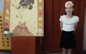 Jesienne recytacje - PSP Łomno 19