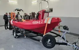 Galeria aktualności Nowa ł&oacute;dź dla OSP Kałk&oacute;w wzmocni bezpieczeństwo mieszkańc&oacute;w gminy Pawł&oacute;w 8