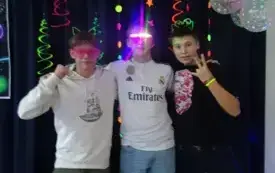 Neonowe andrzejki w PSP w Godowie 96