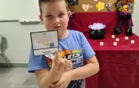MAGICZNE ANDRZEJKI W SZKOLNEJ ŚWIETLICY - PSP Łomno 10