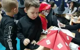 Andrzejkowe wr&oacute;żby przedszkolak&oacute;w z PSP w Chybicach 11