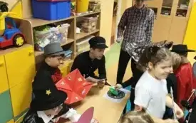 Andrzejkowe wr&oacute;żby przedszkolak&oacute;w z PSP w Chybicach 15