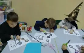 Andrzejkowe wr&oacute;żby przedszkolak&oacute;w z PSP w Chybicach 16