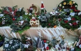 PSP Chybice- Konkurs na stroiki bożonarodzeniowe i kiermasz charytatywny 12