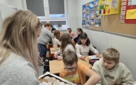 &bdquo;Pączki zamiast kartk&oacute;wki? Idealny początek dnia!&rdquo;  - PSP Łomno 9