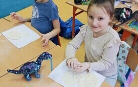 Dzień Dinozaura w przedszkolu w Chybicach 2