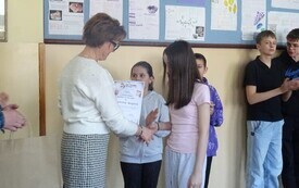 "Miary czasu", czyli jak matematyka i przyroda sama odmierza się na lekcjach w PSP w Godowie 8