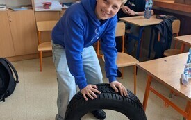 Dzień bez Plecaka w PSP im. F.S. Karnickiego w Chybicach 1