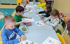 Pierwszy Dzień Wiosny w Przedszkolu w Chybicach 8