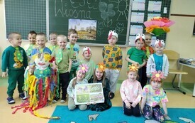 Pierwszy Dzień Wiosny w Przedszkolu w Chybicach 9