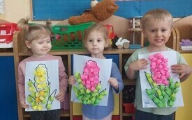 Pierwszy Dzień Wiosny w Przedszkolu w Chybicach 10