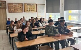 PSP w Chybicach- Wyjazd na Giełdę Szk&oacute;ł Ponadpodstawowych Powiatu Starachowickiego 5