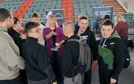PSP w Chybicach- Wyjazd na Giełdę Szk&oacute;ł Ponadpodstawowych Powiatu Starachowickiego 15