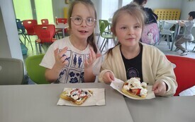 Słodkie chwile w świetlicy &ndash; Święto Gofra -PSP Łomno 4