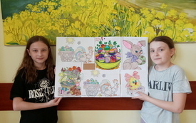 Galeria aktualności Święta Wielkiej Nocy w świetlicy szkolnej  w Publicznej Szkole Podstawowej im. L. i M. Ambroż&oacute;w w Szerzawach 15