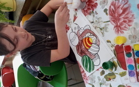 Galeria aktualności Święta Wielkiej Nocy w świetlicy szkolnej  w Publicznej Szkole Podstawowej im. L. i M. Ambroż&oacute;w w Szerzawach 25