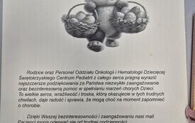 Zbi&oacute;rka dla dzieci z Oddziału Onkologii i Hematologii Dziecięcej Świętokrzyskiego Centrum Pediatrii - PSP Łomno 11