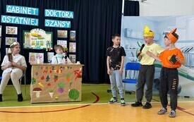 Przedstawienie profilaktyczne w PSP w Godowie 4