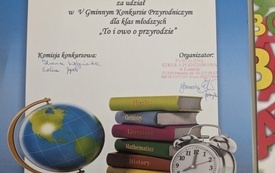 Sukces uczennic w Gminnym Konkursie Przyrodniczym 1