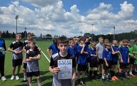 Reprezentacja PSP Chybice w p&oacute;łfinale wojew&oacute;dzkim mini piłki nożnej 2