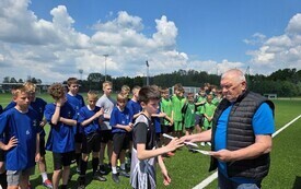 Reprezentacja PSP Chybice w p&oacute;łfinale wojew&oacute;dzkim mini piłki nożnej 3