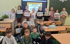Rok pełen rym&oacute;w i językowych wyzwań - podsumowanie og&oacute;lnopolskiego projektu "Time for a Rhyme" w PSP w Godowie 12