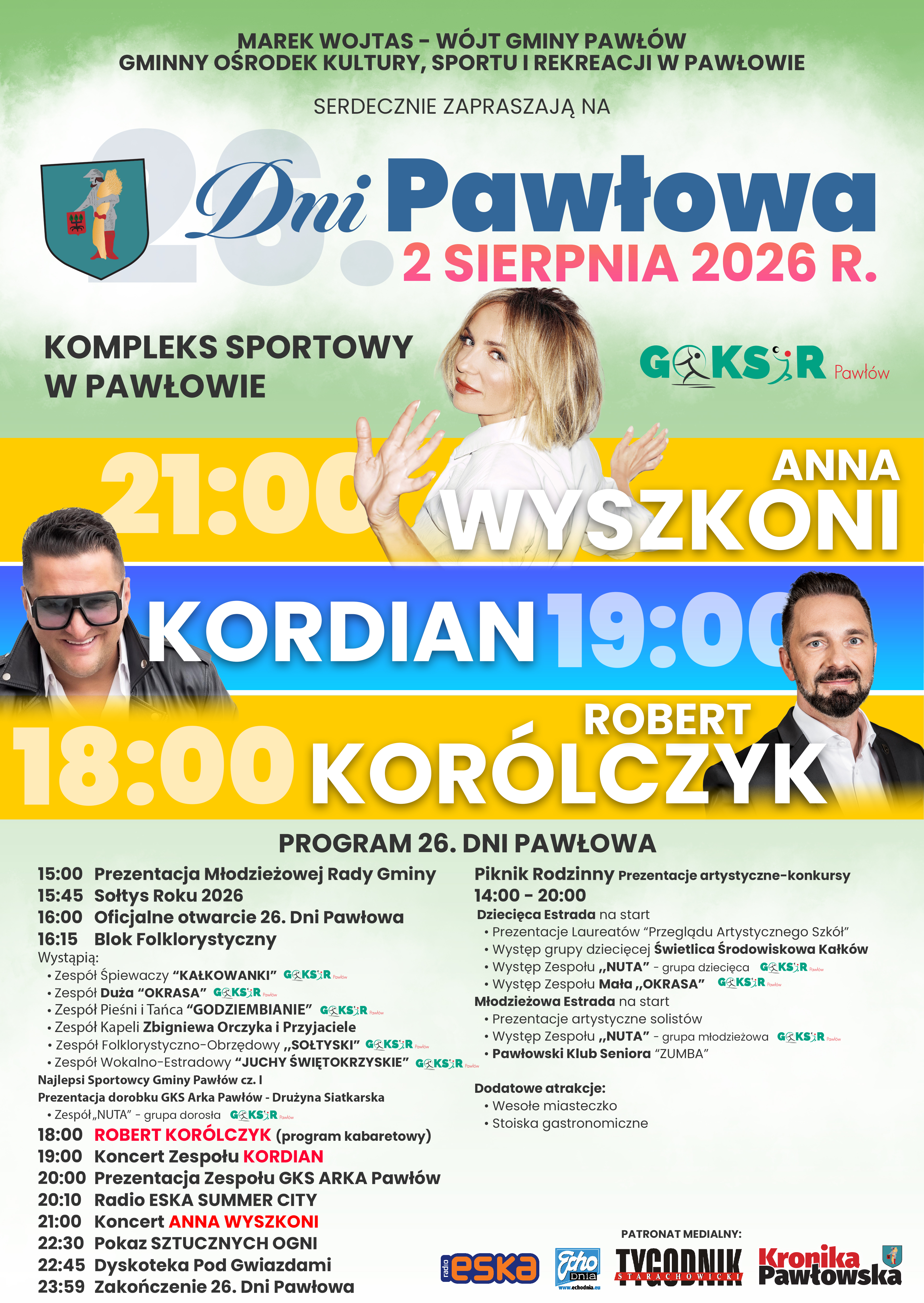 Plakat Dni Pawłowa