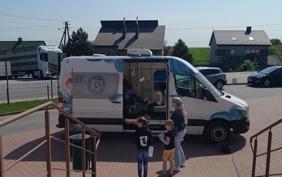 Zdjęcie do Wizyta mobilnego gabinetu stomatologicznego w PSP w Pawłowie.