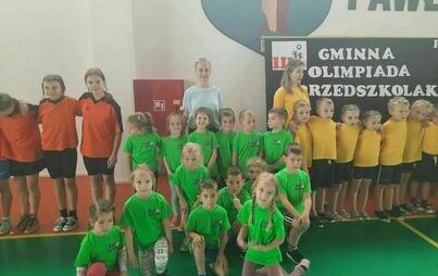 Zdjęcie do Gminna Olimpiada Przedszkolaka