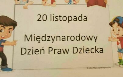 Zdjęcie do Międzynarodowy Dzień Praw Dziecka