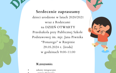 Zdjęcie do Zaproszenie na Dzień Otwarty