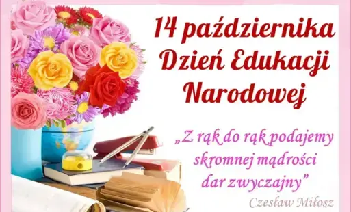 Zdjęcie do Życzenia z okazji Dnia Edukacji Narodowej