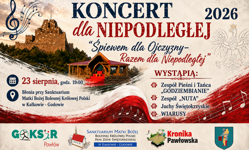 Zdjęcie do &bdquo;Śpiewem dla Ojczyzny &ndash; Razem dla Niepodległej&rdquo; - Wiecz&oacute;r Patriotyczny w Kałkowie-Godowie