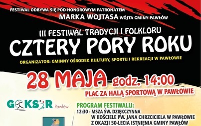 Zdjęcie do III Festiwal Tradycji i Folkloru &quot;Cztery Pory Roku&quot;