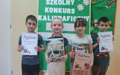 Zdjęcie do IV Szkolny Konkurs Kaligraficzny pod hasłem "Mistrz Kaligrafii"