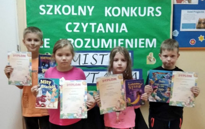 Zdjęcie do Szkolny Konkurs "Mistrz Czytania ze Zrozumieniem"