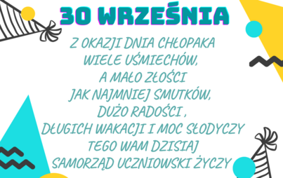 Zdjęcie do Życzenia z okazji "Dnia Chłopaka"