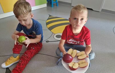 Zdjęcie do Dzień Jabłka u ,,Pszcz&oacute;łek" - PSP Łomno