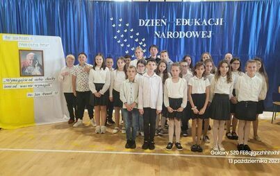 Zdjęcie do Dzień Edukacji Narodowej w naszej szkole