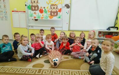 Zdjęcie do Międzynarodowy Dzień Jeża w Przedszkolu w Radkowicach