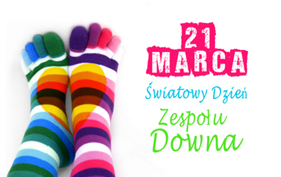 Zdjęcie do 21 MARCA &ndash; DZIEŃ KOLOROWEJ SKARPETKI - ŚWIATOWY DZIEŃ ZESPOŁU DOWNA - PSP Łomno