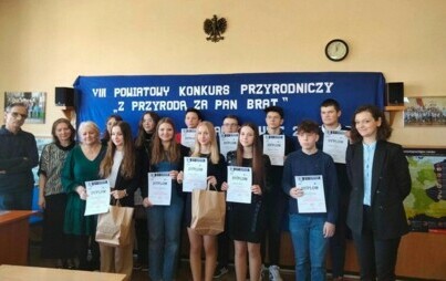 Zdjęcie do VIII powiatowy konkurs przyrodniczy "Z przyrodą za Pan Brat"
